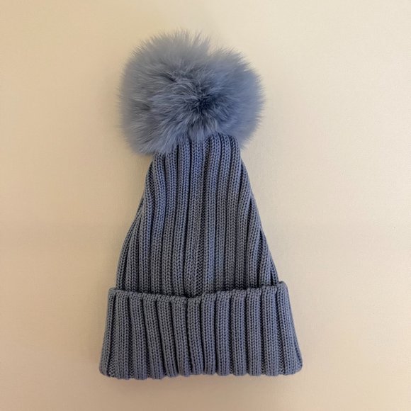 MONCLER BEANIE WITH POM POM - Picture 3 of 4